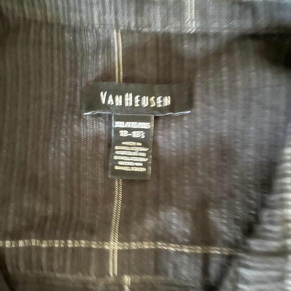 Van Heusen Black Shirt